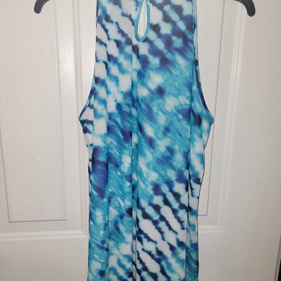 Worthington Camisole Tank Top XL * Sleeveless Blouse * Flowy Top * Blue - Picture 3 of 3